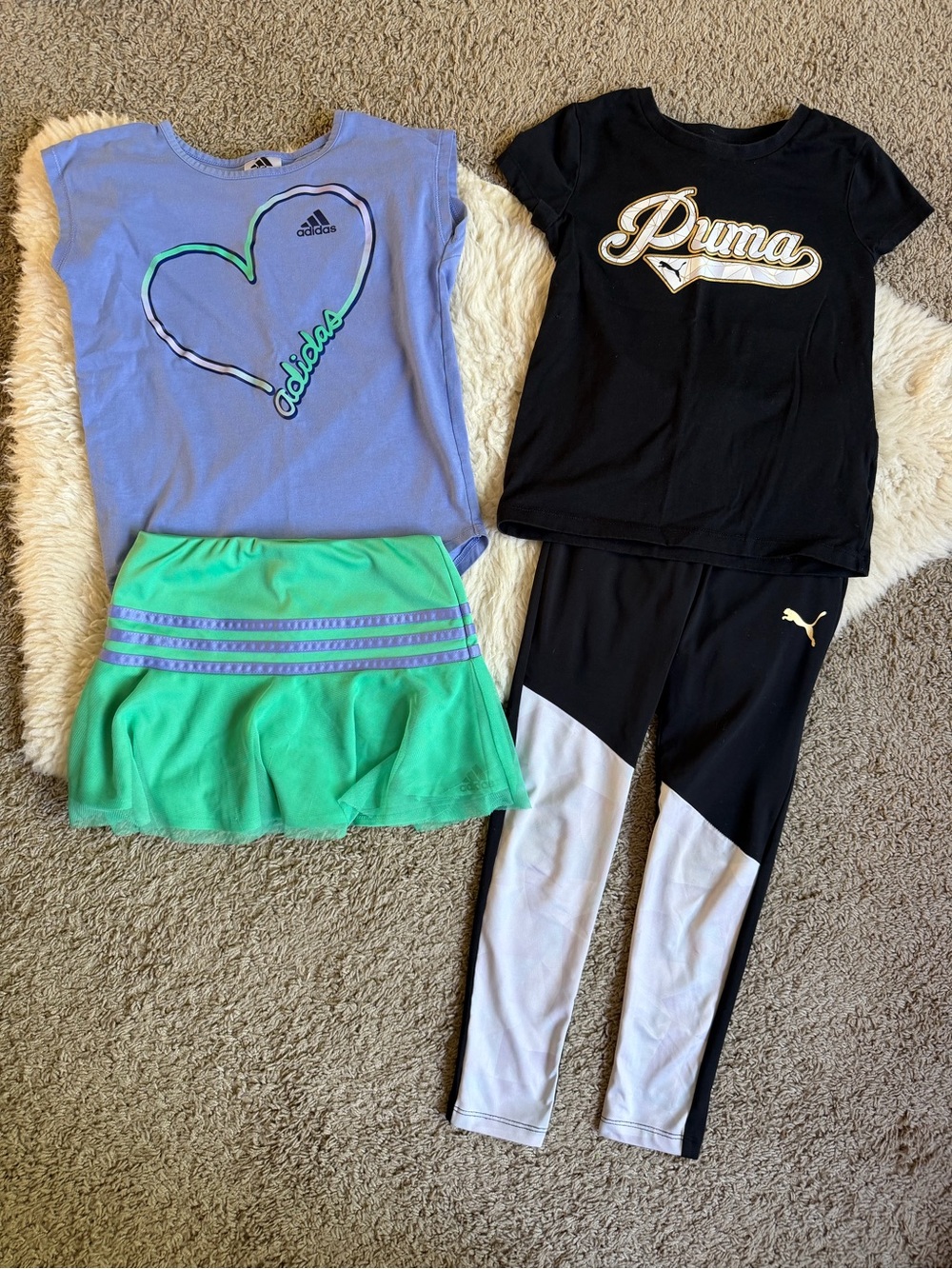 Two Athletic Outfits | 6X | Puma & Adidas